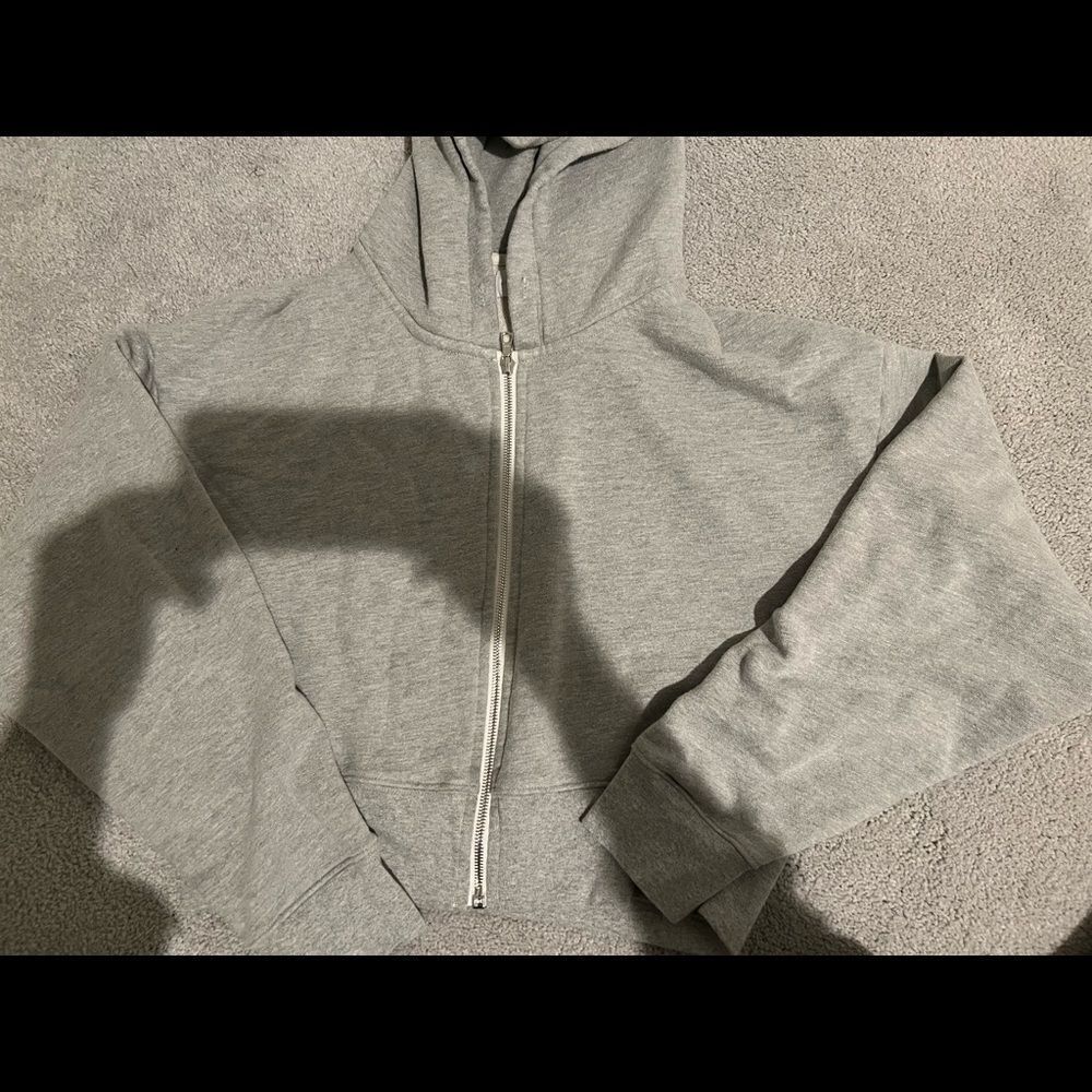 John Elliott
Boca cropped zip-front hoodie Sz 3